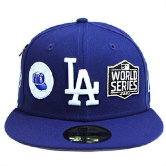 NWT LA Dodgers World Series Champions Fitted Hat - Picture 2 of 10